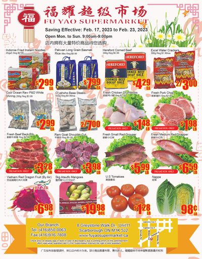Fu Yao Supermarket Flyer February 17 to 23