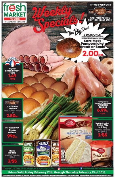 Fresh Market Foods Flyer February 17 to 23