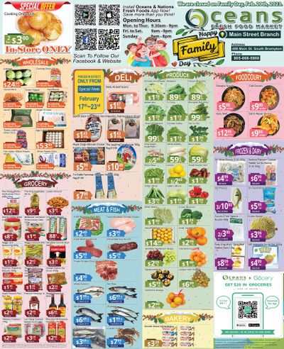 Oceans Fresh Food Market (Main St., Brampton) Flyer February 17 to 23