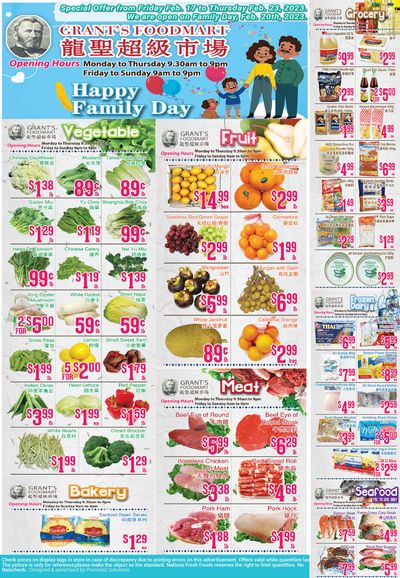 Grant's Food Mart Flyer February 17 to 23