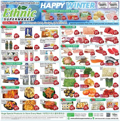 Ethnic Supermarket (Guelph) Flyer February 17 to 23