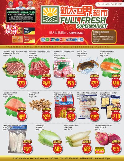 Full Fresh Supermarket Flyer February 17 to 23
