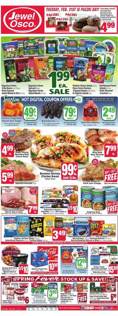 Jewel Osco (IL) Weekly Ad Flyer Specials February 15 to February 21, 2023