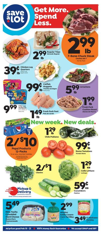 Save a Lot (CO) Weekly Ad Flyer Specials February 15 to February 21, 2023