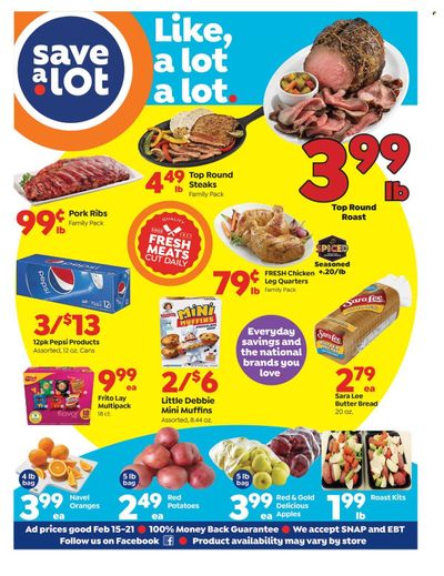Save a Lot (KY, OH) Weekly Ad Flyer Specials February 15 to February 21, 2023