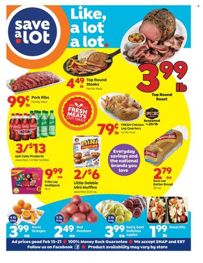 Save a Lot (KY, OH) Weekly Ad Flyer Specials February 15 to February 21, 2023