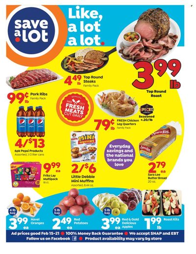 Save a Lot (KY, NC) Weekly Ad Flyer Specials February 15 to February 21, 2023
