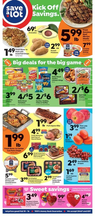 Save a Lot (ME) Weekly Ad Flyer Specials February 10 to February 16, 2023
