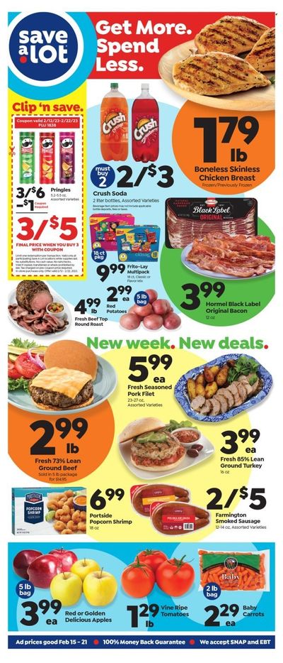 Save a Lot (TN) Weekly Ad Flyer Specials February 15 to February 21, 2023