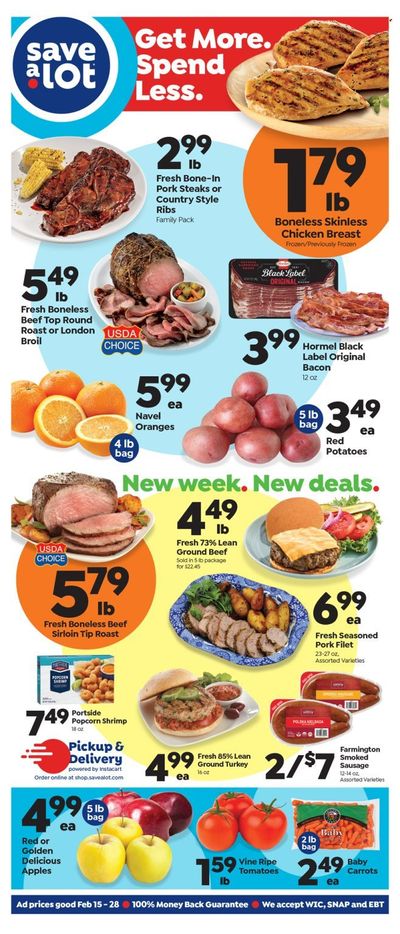 Save a Lot (VA) Weekly Ad Flyer Specials February 15 to February 28, 2023