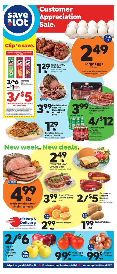 Save a Lot (PA) Weekly Ad Flyer Specials February 15 to February 21, 2023