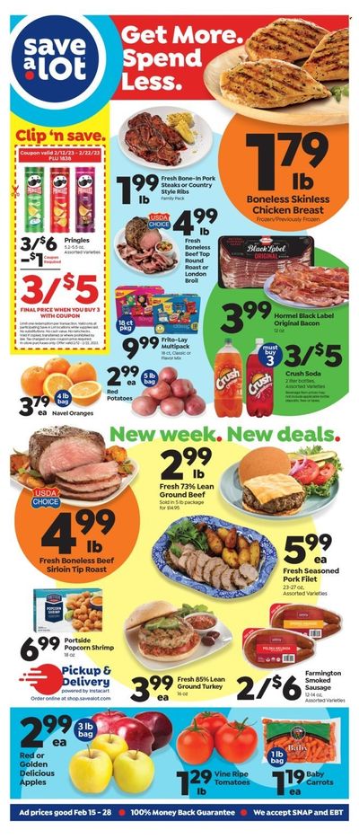 Save a Lot (MI) Weekly Ad Flyer Specials February 15 to February 28, 2023