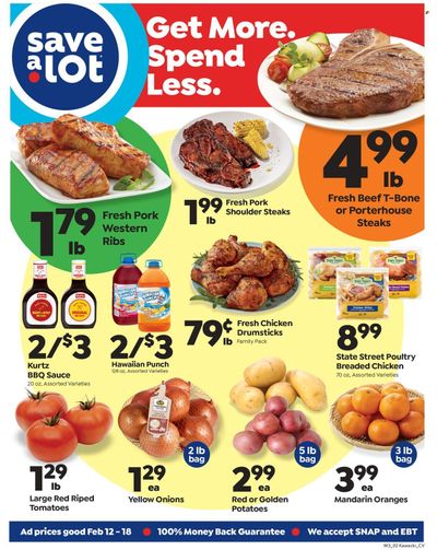 Save a Lot (OH, PA) Weekly Ad Flyer Specials February 12 to February 18, 2023