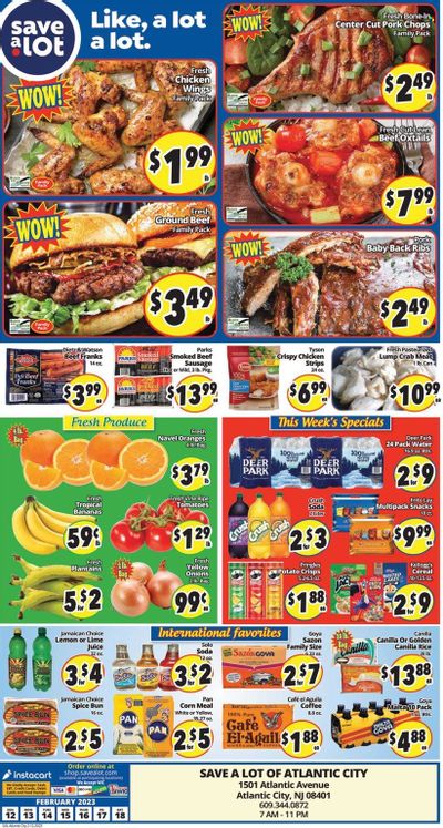 Save a Lot (NJ) Weekly Ad Flyer Specials February 12 to February 18, 2023