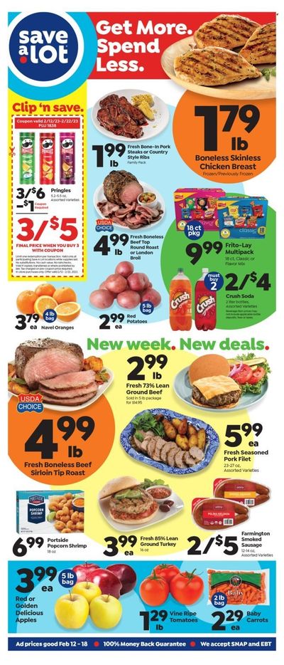 Save a Lot (NY) Weekly Ad Flyer Specials February 12 to February 18, 2023
