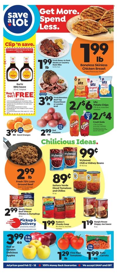 Save a Lot (NY) Weekly Ad Flyer Specials February 12 to February 18, 2023