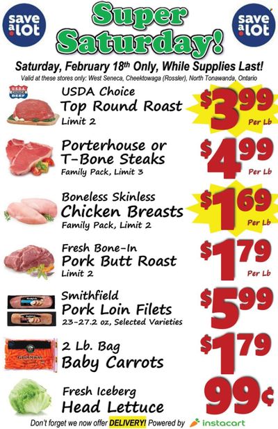 Save a Lot (NY) Weekly Ad Flyer Specials February 12 to February 18, 2023