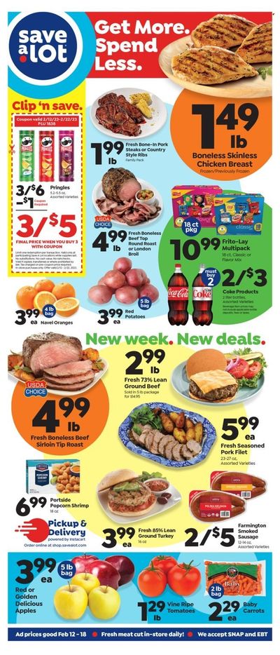 Save a Lot (NY) Weekly Ad Flyer Specials February 12 to February 18, 2023