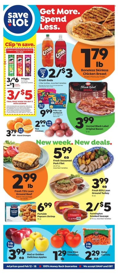 Save a Lot (WI) Weekly Ad Flyer Specials February 12 to February 18, 2023