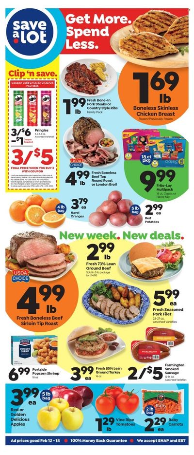 Save a Lot (ME) Weekly Ad Flyer Specials February 12 to February 18, 2023