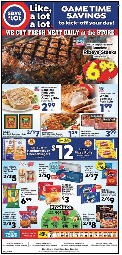 Save a Lot (OH) Weekly Ad Flyer Specials February 8 to February 21, 2023