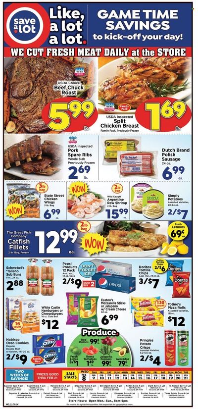 Save a Lot (OH) Weekly Ad Flyer Specials February 8 to February 21, 2023