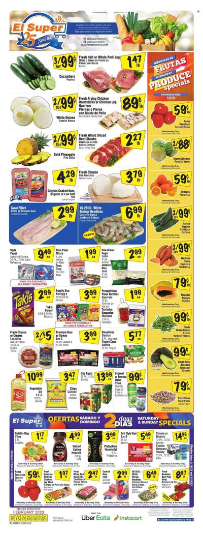 El Super (NM) Weekly Ad Flyer Specials February 15 to February 21, 2023