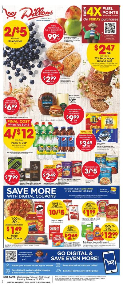 Dillons (KS) Weekly Ad Flyer Specials February 15 to February 21, 2023