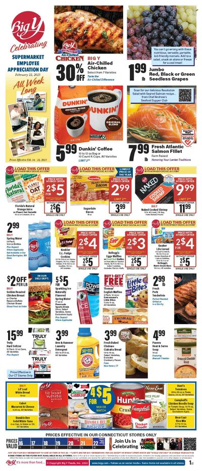 Big Y (CT) Weekly Ad Flyer Specials February 16 to February 22, 2023