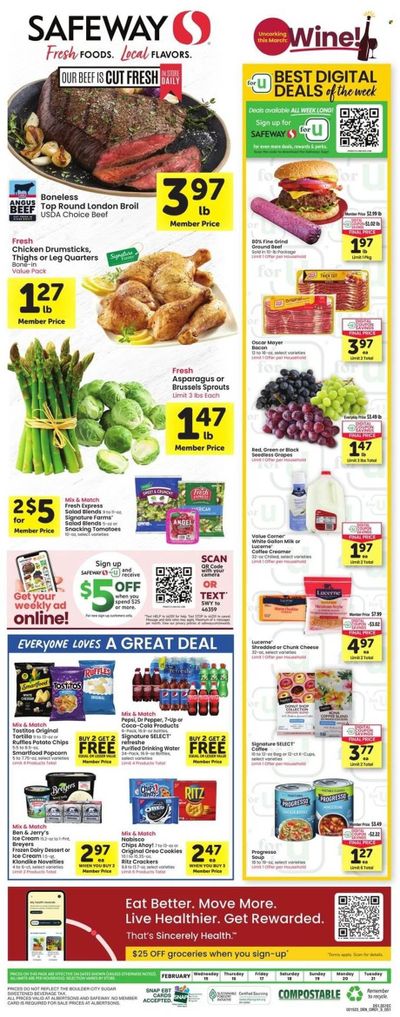 Safeway (CO) Weekly Ad Flyer Specials February 15 to February 21, 2023