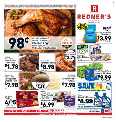 Redner's Markets (DE, MD, PA) Weekly Ad Flyer Specials February 16 to February 22, 2023