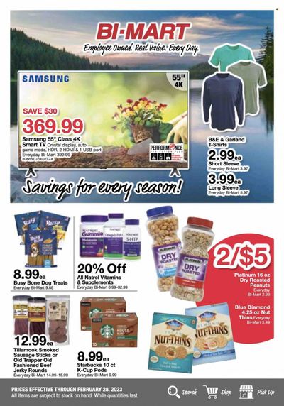 Bi-Mart (ID, OR, WA) Weekly Ad Flyer Specials February 15 to February 28, 2023