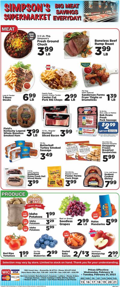IGA (IN) Weekly Ad Flyer Specials February 15 to February 21, 2023