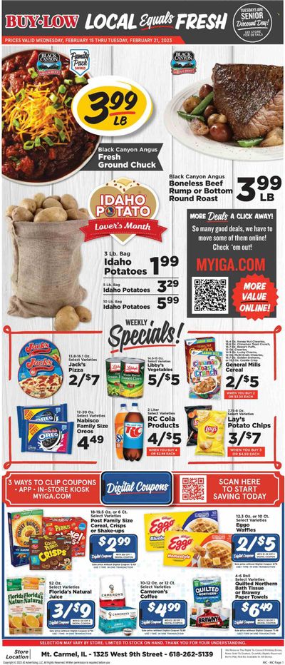 IGA (IL) Weekly Ad Flyer Specials February 15 to February 21, 2023