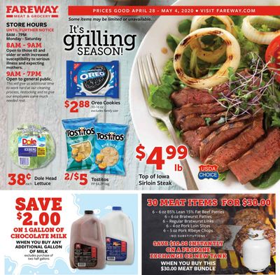 Fareway Weekly Ad & Flyer April 28 to May 4