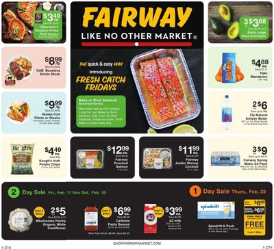 Fairway Market (CT, NJ, NY) Weekly Ad Flyer Specials February 17 to February 23, 2023
