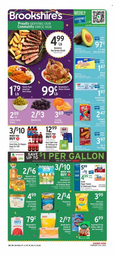 Brookshires (AR, LA, TX) Weekly Ad Flyer Specials February 15 to February 21, 2023
