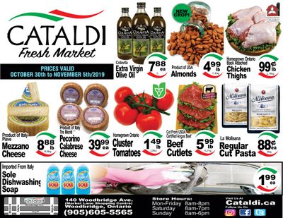 Cataldi Fresh Market Flyer October 30 to November 5
