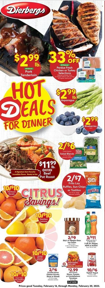 Dierbergs (IL, MO) Weekly Ad Flyer Specials February 14 to February 20, 2023