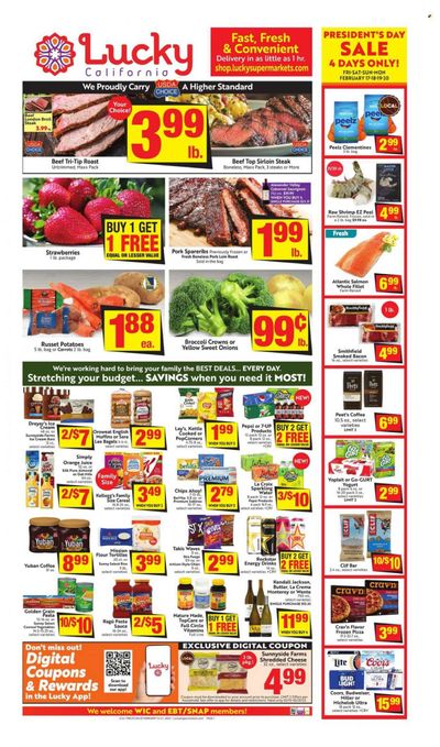 Lucky California Weekly Ad Flyer Specials February 15 to February 21, 2023