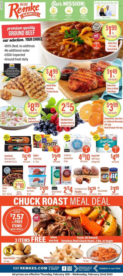 Remke (KY) Weekly Ad Flyer Specials February 16 to February 22, 2023