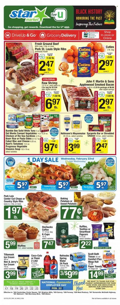 Star Market Weekly Ad Flyer Specials February 17 to February 23, 2023