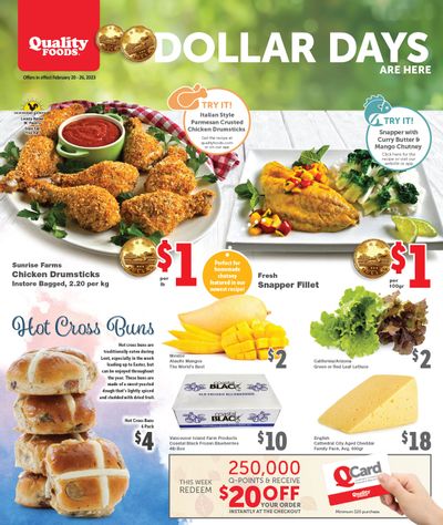 Quality Foods Flyer February 20 to 26