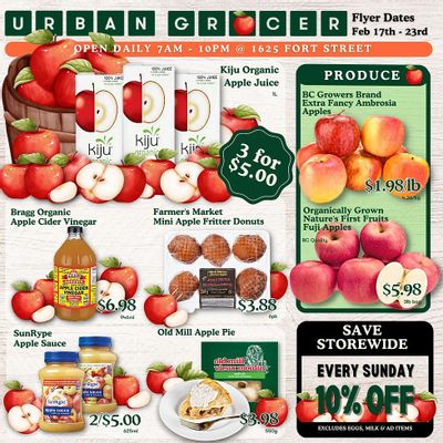 Urban Grocer Flyer February 17 to 23