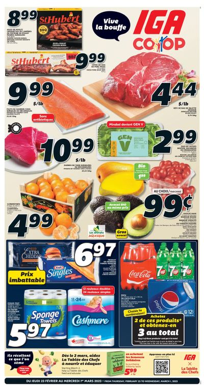 IGA (NB) Flyer February 23 to March 1