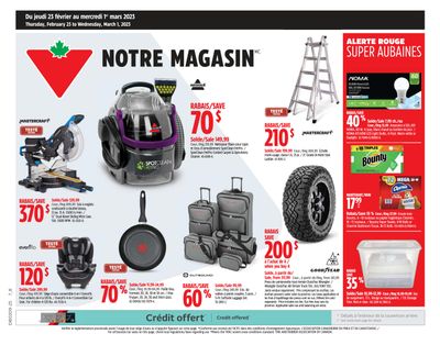 Canadian Tire (QC) Flyer February 23 to March 1