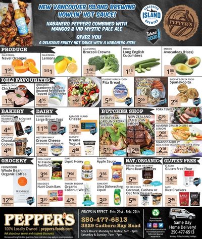 Pepper's Foods Flyer February 21 to 27