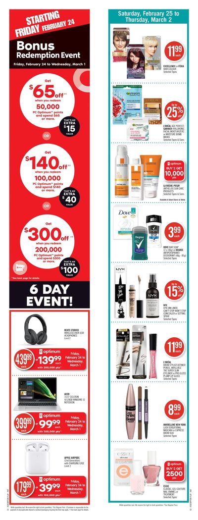 Shoppers Drug Mart (ON) Flyer February 25 to March 2