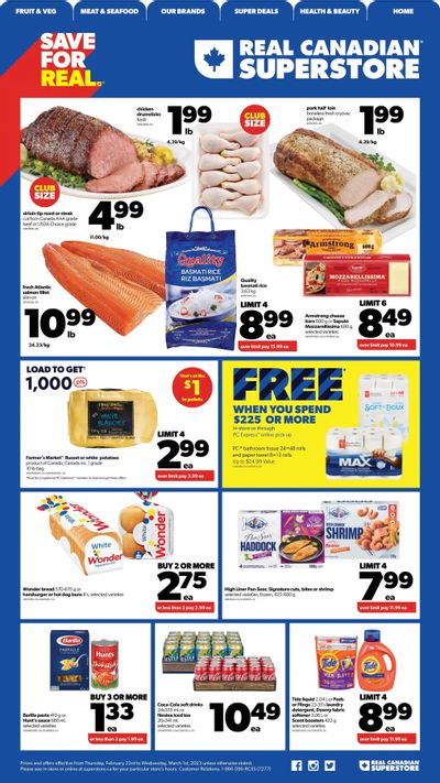 Real Canadian Superstore (ON) Flyer February 23 to March 1 Real Canadian Superstore (ON) Flyer February 23 to March 1