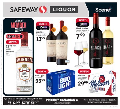Safeway (BC) Liquor Flyer February 23 to March 1